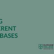 Choosing And Using Library Databases