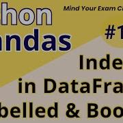 L15 Indexing In Pandas DataFrame Label Based Indexing Boolean Indexing Python Pandas Code Hindi