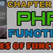 12 Computer Applications PHP Function And Types Of Function With Examples Chapter 5 Explanation