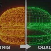 Quadify Base Convert Any Triangulated Mesh To Quads In Blender