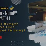 NumPy In Python Data Science Python NumPy Tutorial For Beginners 2023