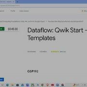 Dataflow Qwik Start Templates Lab Solution Step By Step Tutorial GDSC 2023