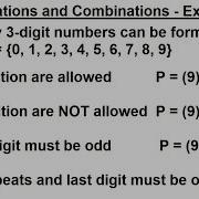 Probability Statistics 41 Of 62 Permutations And Combinations Example 6