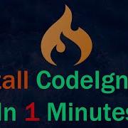 Quick Easy CodeIgniter Installation In Just 1 Minute