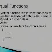 EC312 Object Oriented Programming Module 3 Virtual Functions Asst Prof Deepthi Thomas