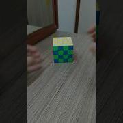 Checker Board Pattern On MoYu 4x4 Cube