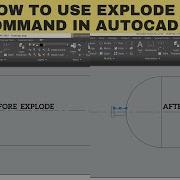 Explode Command In AutoCAD 2024 Autocad 2024 To Explode An Object
