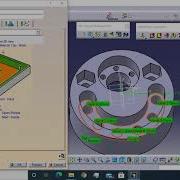 Catia Nc Programming Exercise 8 Facing Pocketing Drilling Profile Contouring