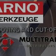 ARNO Range Of Grooving And Part Off Cutting Tools From Multitrade With Thru Coolant System
