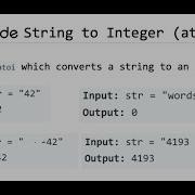 LeetCode String To Integer Atoi