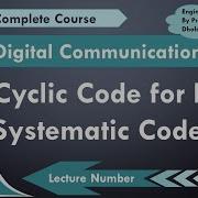 Cyclic Code For Non Systematic Codeword With Example In Digital Communication By Engineering Funda