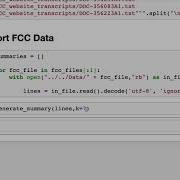 SpaCy Summarizer Demo