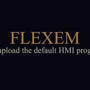 FLEXEM HMI Upload Default Program Testing