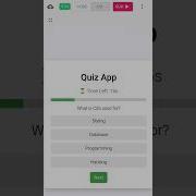 I Made A Quiz App Using HTML CSS JS