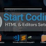 Learn Html From Scratch Installing Editors Project Setup Step By Step