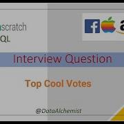 Top Cool Votes Medium StrataScratch SQL Solution Interview Problem