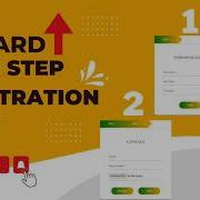 Multi Step Registration Form With HTML JavaScript CSS