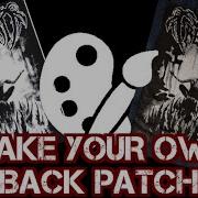 Make Your Own Metal Band Back Patch