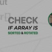 Check If Array Is Sorted Rotated DSA Programming Tutorials GeeksforGeeks