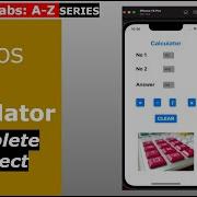 Apple IOS Swift Complete Project Calculator Part 1 GUI