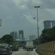 Streets Of KUALA LUMPUR Malaysian Merdeka Flags