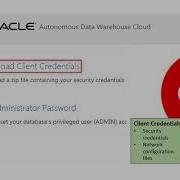 Provision Autonomous Data Warehouse Cloud