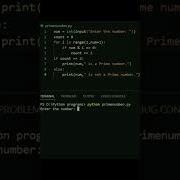 Prime Number In Python Program