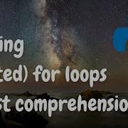 Writing Nested For Loops As List Comprehensions In Python