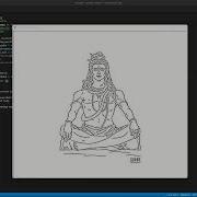 Mahadev Sketch Using Python
