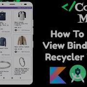 How To Use View Binding In Recycler View In Android Studio Kotlin