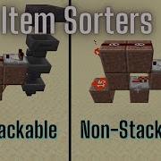 Minecraft Easy Auto Item Sorters Stackable And Non Stackable Item Java