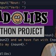 Madlibs Python Tutorial Beginner Python Project