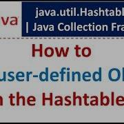 How To Add User Defined Object In The Hashtable Java Collection Framework