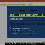 Solving Linear Programming Problems Using The Simplex Method In Excel