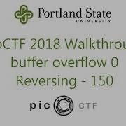 PicoCTF 2018 Buffer Overflow 0