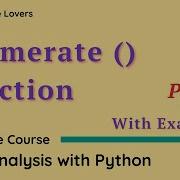 Basic Python Tutorial 16 Enumerate Function In Python With Examples Python