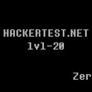 Hacker Test Lvl 20