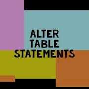 Oracle PL SQL Alter Table Statement Part 1