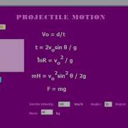 MINI PROJECT PROJECTILE MOTION