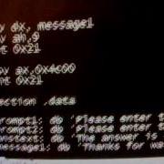 NASM Assembly Program DOS Mode Adding User Supplied Numbers