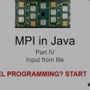 MPI In Java Input From User Through File