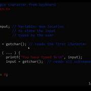 Multiple Getchar With While