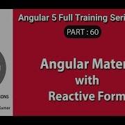 Angular Material Part 60 Angular 5 Full Training In Hindi Reactive Form Using Angular Material
