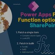 Power Apps Patch Function Options For SharePoint