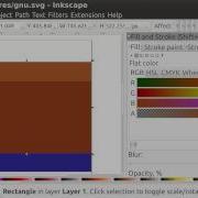Inkscape Setting Transparency