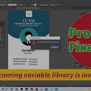 The Incoming Variable Library Is Invalid Automated Data Illustrator Error Fixed In Simple Way