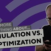 One More Thing About Simulation Vs Optimization
