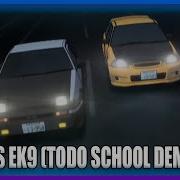 INITIAL D AE86 VS EK9 Todo School Demo Car HIGH QUALITY