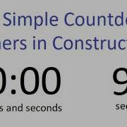 Two Simple Countdown Timers In Construct 3