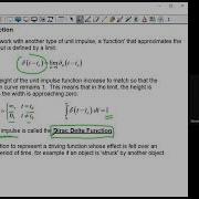 Differential Equations Laplace Transforms The Dirac Delta Function